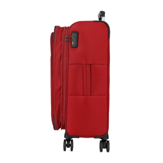Mala de Viagem / Trolley Médio 66cm 4R Exp. MOVOM Atlanta Vermelha | Ref. 186.5318724