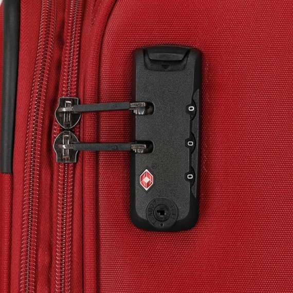 Mala de Viagem / Trolley Médio 66cm 4R Exp. MOVOM Atlanta Vermelha | Ref. 186.5318724