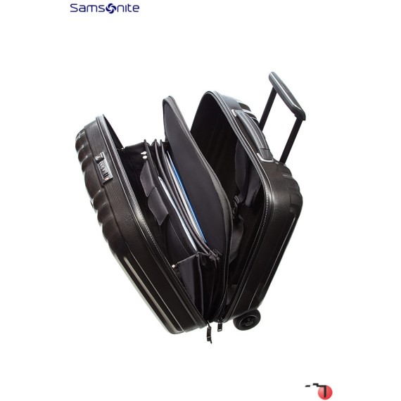 Samsonite Pasta com Rodas 15.6'' LITE-CUBE DLX Preto - Ref. 9282V00109(1) Samsonite Pasta com Rodas 15.6'' LITE-CUBE DLX Preto - Ref. 9282V00109(1)