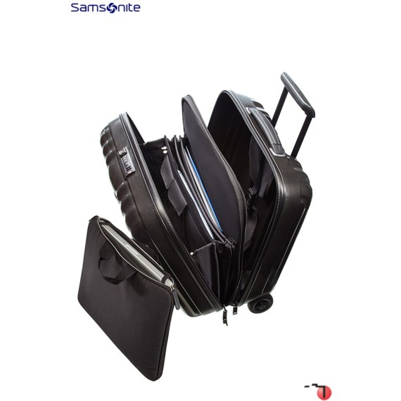Samsonite Pasta com Rodas 15.6'' LITE-CUBE DLX Preto - Ref. 9282V00109(2) Samsonite Pasta com Rodas 15.6'' LITE-CUBE DLX Preto - Ref. 9282V00109(2)