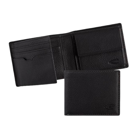 CAMEL ACTIVE Carteira Tradicional com Porta-Moedas Macau Preta | Ref. 9127570360