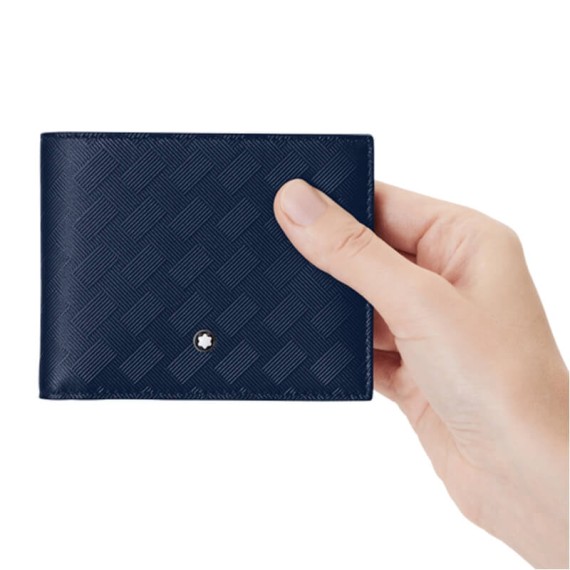Carteira de Homem 6CC Montblanc EXTREME 3.0 Azul Escuro | Ref. 238.198063