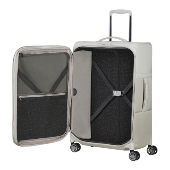 Samsonite Mala de Viagem / Trolley Médio 67cm 4R Exp. AIREA Areia | Ref. 92KE000507