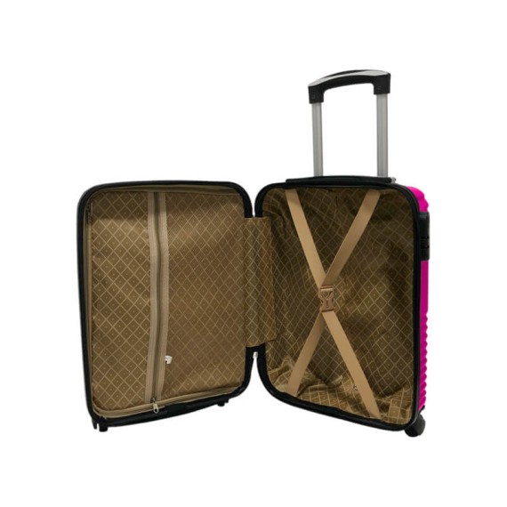 Mala de Cabine / Trolley 45cm 4R. Amovíveis Easyjet 3 Coco Divo Rosa Choque | Ref. 334.3RC