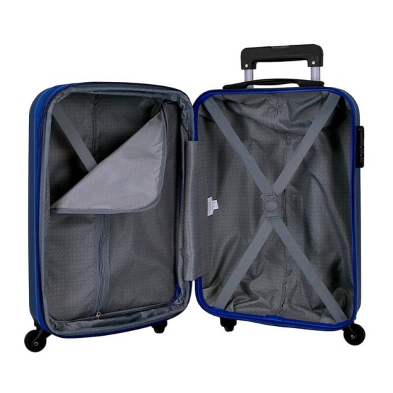 Mala de Cabine / Trolley 55cm 4 Rodas Exp. ROLL ROAD Flex Azul | Ref. 186.5848663