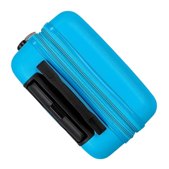 Mala de Cabine / Trolley 55cm 4 Rodas Exp. ROLL ROAD Flex Azul Turquesa | Ref. 186.584866A