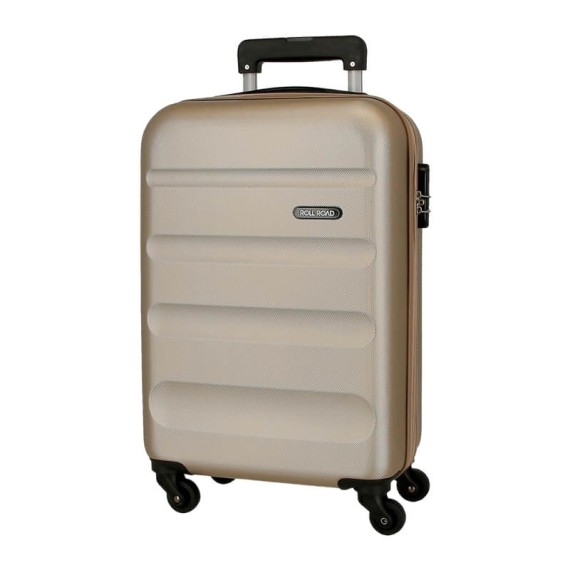 Mala de Cabine / Trolley 55cm 4 Rodas Exp. ROLL ROAD Flex Champanhe | Ref. 186.5848669 Mala de Cabine / Trolley 55cm 4 Rodas Exp. ROLL ROAD Flex Champanhe | Ref. 186.5848669