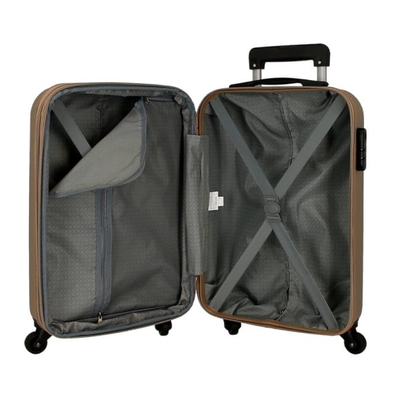 Mala de Cabine / Trolley 55cm 4 Rodas Exp. ROLL ROAD Flex Champanhe | Ref. 186.5848669 Mala de Cabine / Trolley 55cm 4 Rodas Exp. ROLL ROAD Flex Champanhe | Ref. 186.5848669