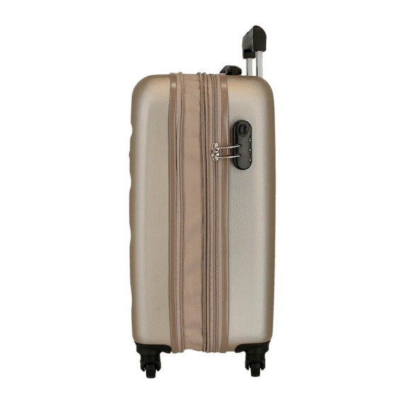 Mala de Cabine / Trolley 55cm 4 Rodas Exp. ROLL ROAD Flex Champanhe | Ref. 186.5848669 Mala de Cabine / Trolley 55cm 4 Rodas Exp. ROLL ROAD Flex Champanhe | Ref. 186.5848669