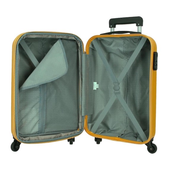 Mala de Cabine / Trolley 55cm 4 Rodas Exp. ROLL ROAD Flex Amarela | Ref. 186.584866D