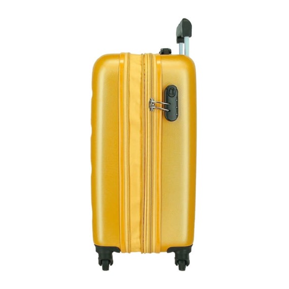 Mala de Cabine / Trolley 55cm 4 Rodas Exp. ROLL ROAD Flex Amarela | Ref. 186.584866D