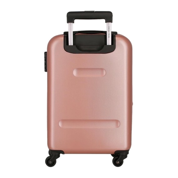 Mala de Cabine / Trolley 55cm 4 Rodas Exp. ROLL ROAD Flex Rosa Nude | Ref. 186.584866C