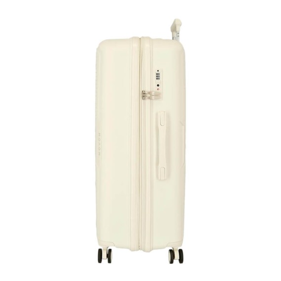 Mala de Viagem / Trolley Grande 78cm 4R Exp. MOVOM Inari Branca | Ref. 186.5329325