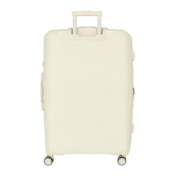 Mala de Viagem / Trolley Grande 78cm 4R Exp. MOVOM Inari Branca | Ref. 186.5329325