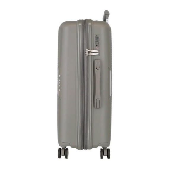 Mala de Viagem / Trolley Grande 78cm 4R Exp. MOVOM Inari Cinza | Ref. 186.5329324