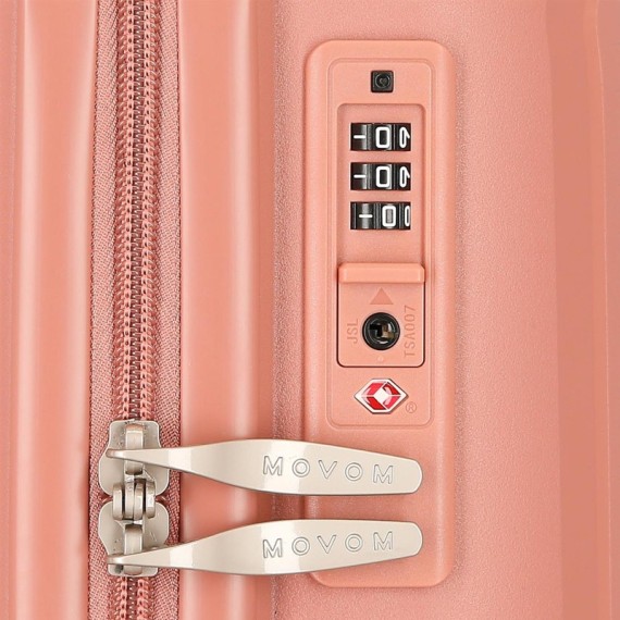 Mala de Viagem / Trolley Grande 78cm 4R Exp. MOVOM Inari Rosa Nude | Ref. 186.5329326 Mala de Viagem / Trolley Grande 78cm 4R Exp. MOVOM Inari Rosa Nude | Ref. 186.5329326