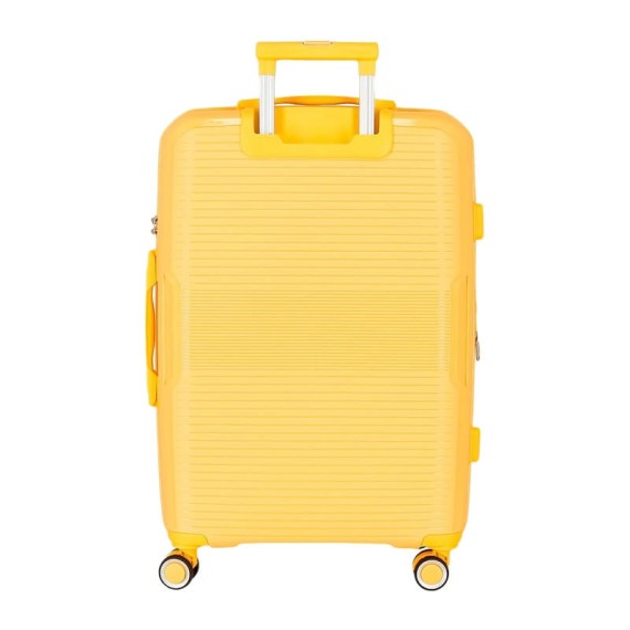Mala de Viagem / Trolley Médio 68cm 4R Exp. MOVOM Inari Amarela | Ref. 186.5329229