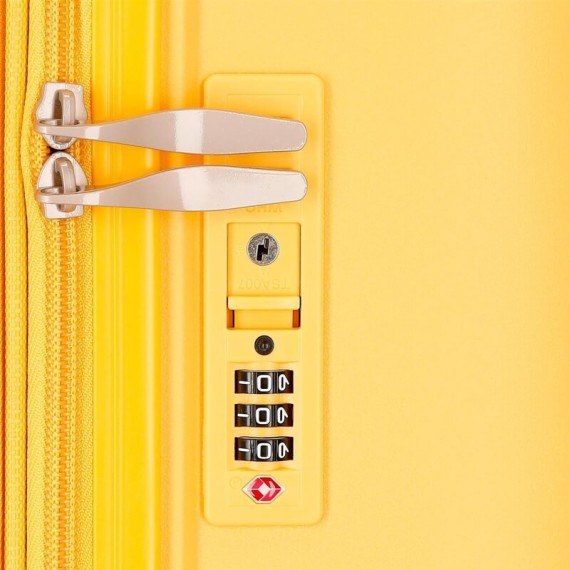 Mala de Viagem / Trolley Médio 68cm 4R Exp. MOVOM Inari Amarela | Ref. 186.5329229