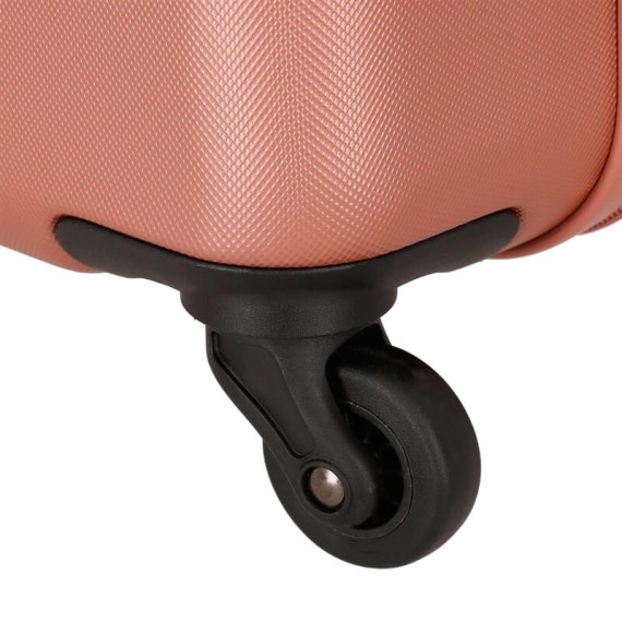 Mala de Cabine / Trolley 55cm 4 Rodas Exp. ROLL ROAD Flex Rosa Nude | Ref. 186.584866C