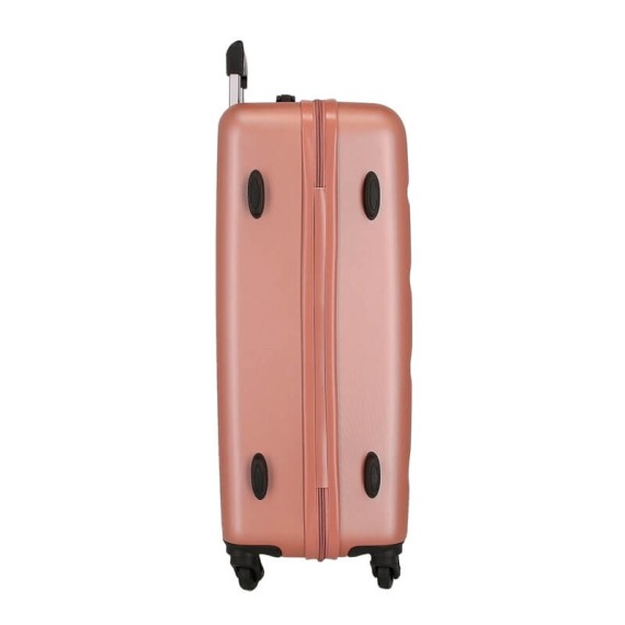 Mala de Viagem / Trolley Grande 75cm 4R ROLL ROAD Flex Rosa Nude | Ref. 186.584946CC