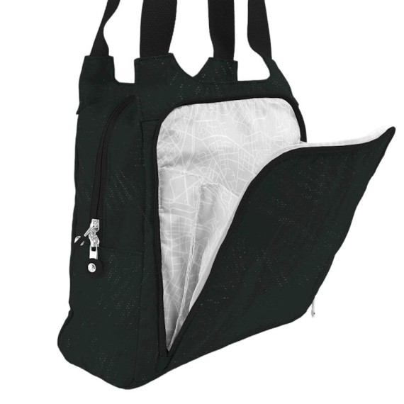 Saco de Ombro KIPLING Stasa Forest Em Black | Ref. 187.40KI5625Q68