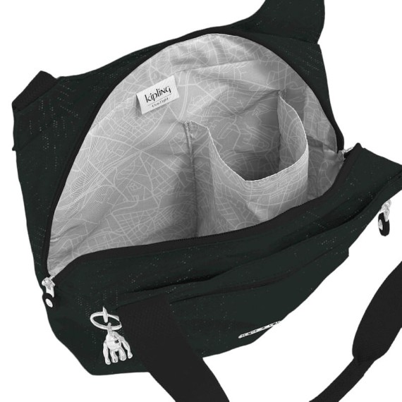 Saco de Ombro KIPLING Stasa Forest Em Black | Ref. 187.40KI5625Q68