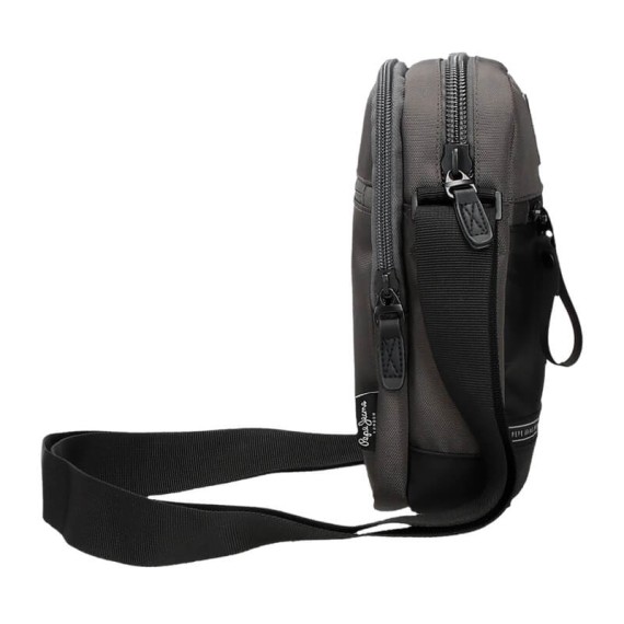 Bolsa de Tiracolo 2C Bolso Frontal PEPE JEANS Stratford Cinza | Ref. 186.7045543