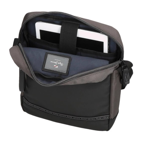 Bolsa de Tiracolo para Tablet PEPE JEANS Stratford Cinza | Ref. 186.7045643