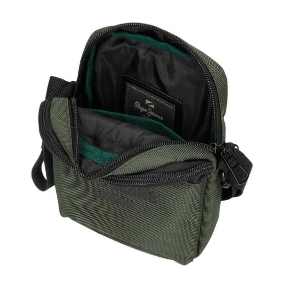 Bolsa de Tiracolo Pequena 2C PEPE JEANS Bromley 24 Verde | Ref. 186.7065142