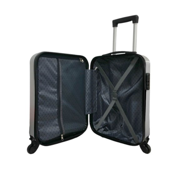 Mala de Cabine / Trolley 53cm 4R. Amovíveis COCO DIVO 26 Cinza | Ref. 337.26CI