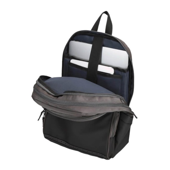 Mochila para Portátil 13.3” 2C Adapt. PEPE JEANS Stratford Cinza | Ref. 186.7042143