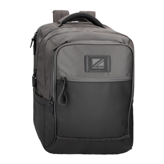 Mochila para Portátil 15.6" Adapt. 2C PEPE JEANS Stratford Cinza | Ref. 186.7042543