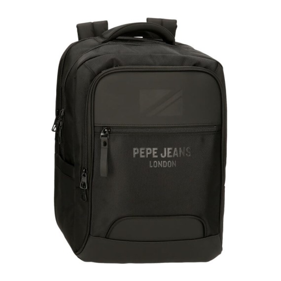 Mochila para Portátil 15.6” Adapt. 3C PEPE JEANS Bromley 24 Preta | Ref. 186.7062541