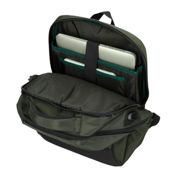 Mochila para Portátil 15.6” Adapt. 3C PEPE JEANS Bromley 24 Verde | Ref. 186.7062542