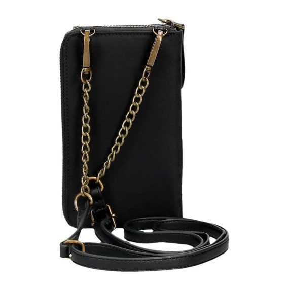 Carteira Bolsa e Porta Telemóvel PEPE JEANS Morgan Preta | Ref. 186.7925331