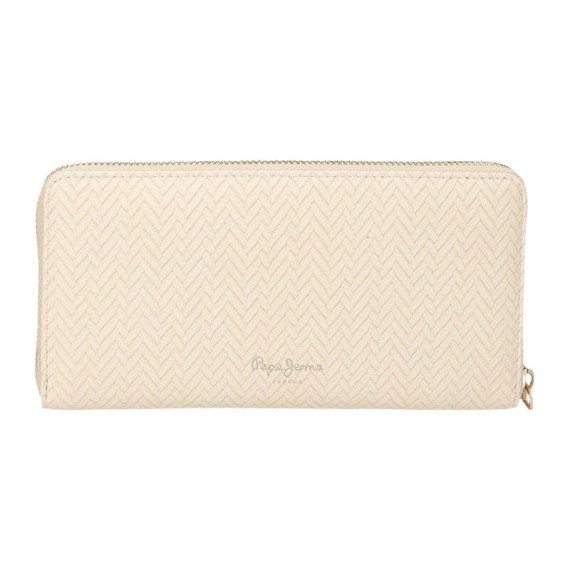 Carteira de Senhora c/ Fecho PEPE JEANS Sprig Bege | Ref. 186.7918531