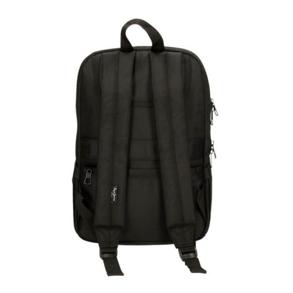 Mochila para Portátil 13.3’’ Adapt. 2C PEPE JEANS Bromley 24 Preta | Ref. 186.7062041