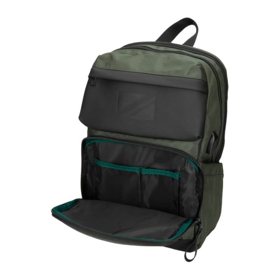 Mochila para Portátil 13.3’’ Adapt. 2C PEPE JEANS Bromley 24 Verde | Ref. 186.7062042