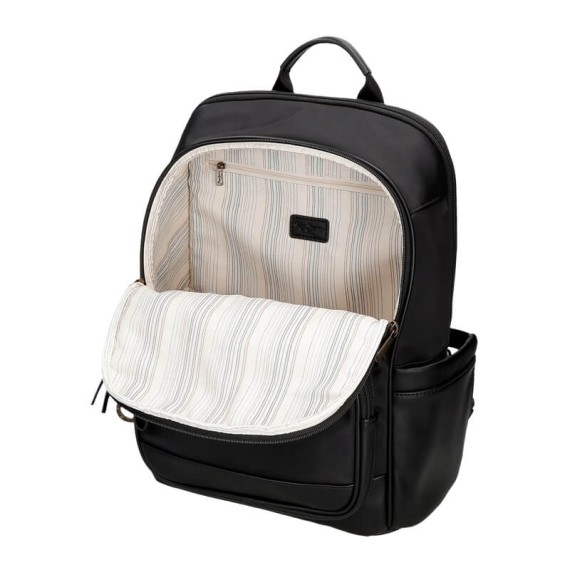 Mochila para Portátil 15” Adapt. PEPE JEANS Morgan Preta | Ref. 186.7922431