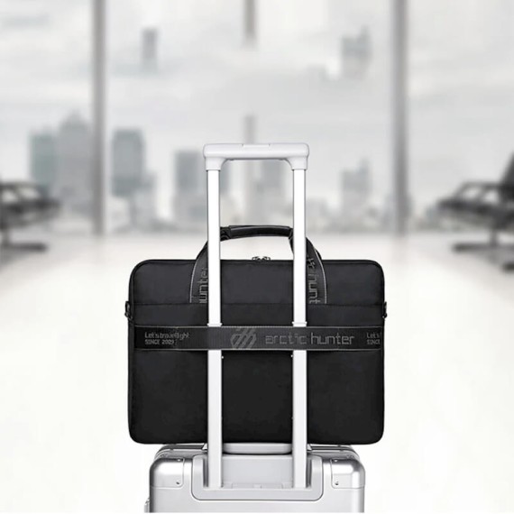 Pasta de Documentos para Portátil 15.6” ARCTIC HUNTER Preta GW0022 | Ref. 235.ARMO349