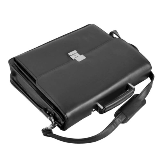 Pasta de Negócios c/ Asa de Mão D&N 5373 Preta | Ref. 345.537301