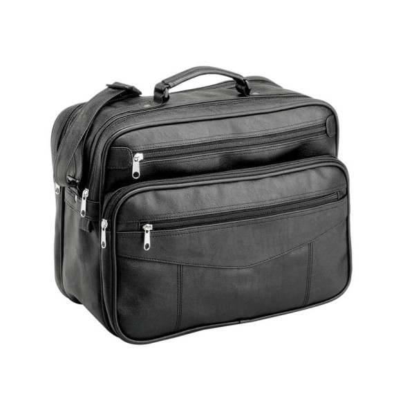 Saco/Pasta de Tiracolo c/ Asa de Mão D&N 2701 Preto | Ref. 345.270101
