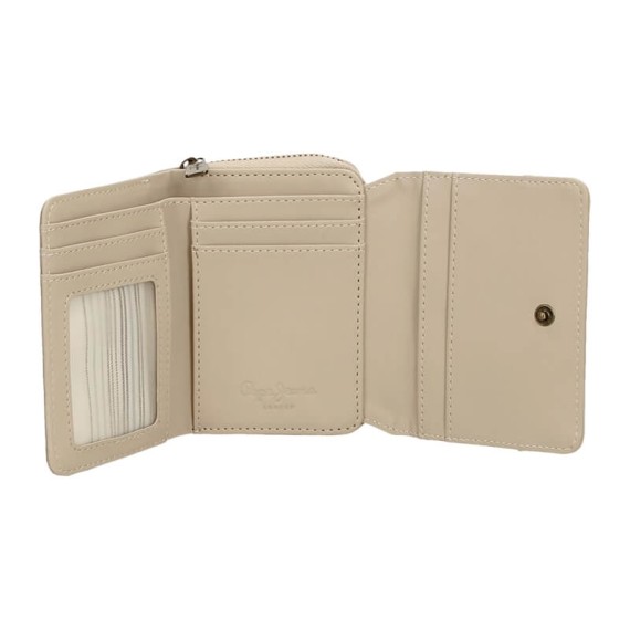 Carteira com Porta-Moedas PEPE JEANS Morgan Bege| Ref. 186.7928233