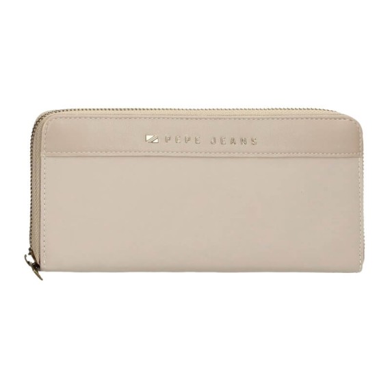 Carteira de Senhora c/ Fecho PEPE JEANS Morgan Bege | Ref. 186.7928533