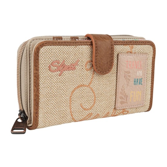 Carteira de Senhora SKPAT Arezzo Bege | Ref. 237.31831601