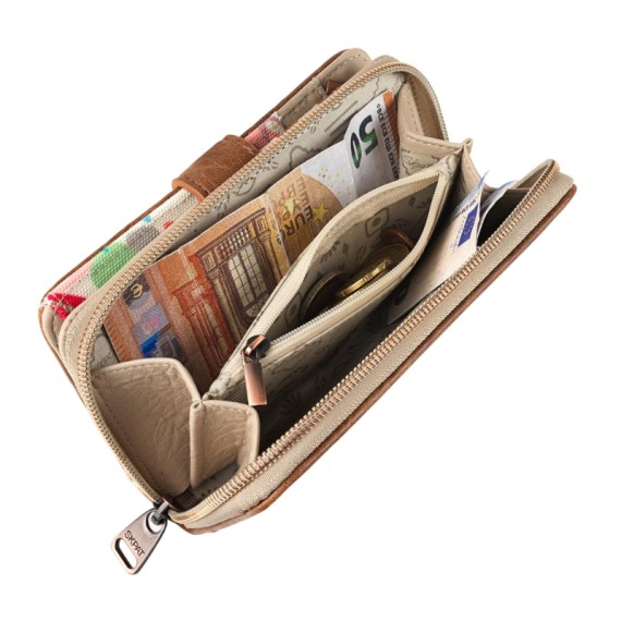 Carteira de Senhora SKPAT Arezzo Bege | Ref. 237.31831601