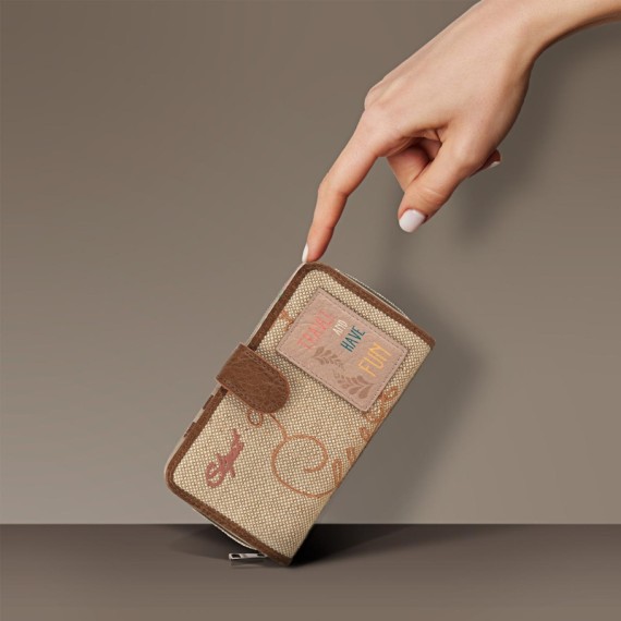 Carteira de Senhora SKPAT Arezzo Bege | Ref. 237.31831601