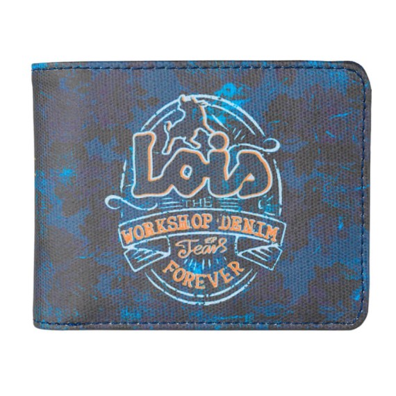 Carteira Horizontal LOIS Rundle Azul | Ref. 237.20361401