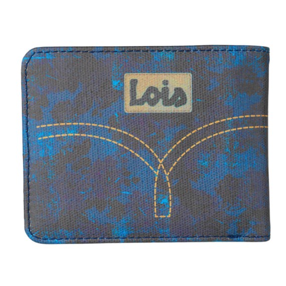 Carteira Horizontal LOIS Rundle Azul | Ref. 237.20361401