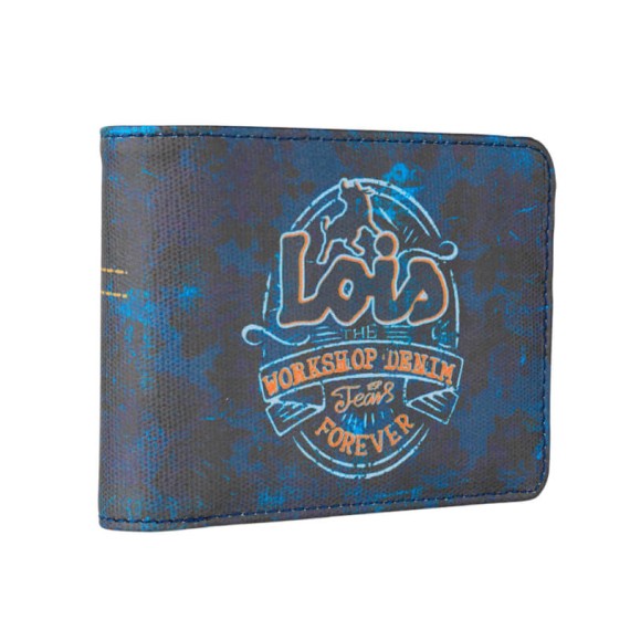 Carteira Horizontal LOIS Rundle Azul | Ref. 237.20361401